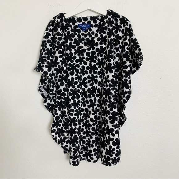 Marimekko For Target Paprika Terry Cloth Coverup Swim Beach Bat wing caftan - Picture 3 of 13